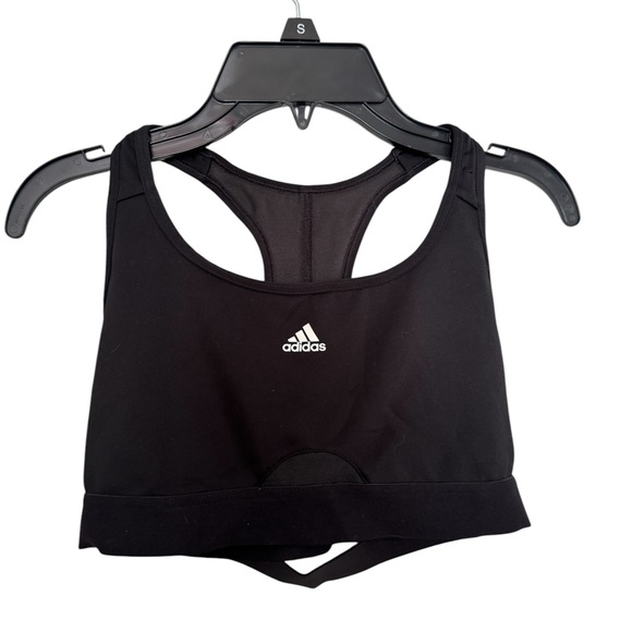 Adidas Black Sports‎ Bra size tag removed - Picture 1 of 3